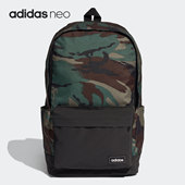 男女运动休闲双肩背包 Adidas GN2006 CAMO 阿迪达斯正品 CLSC