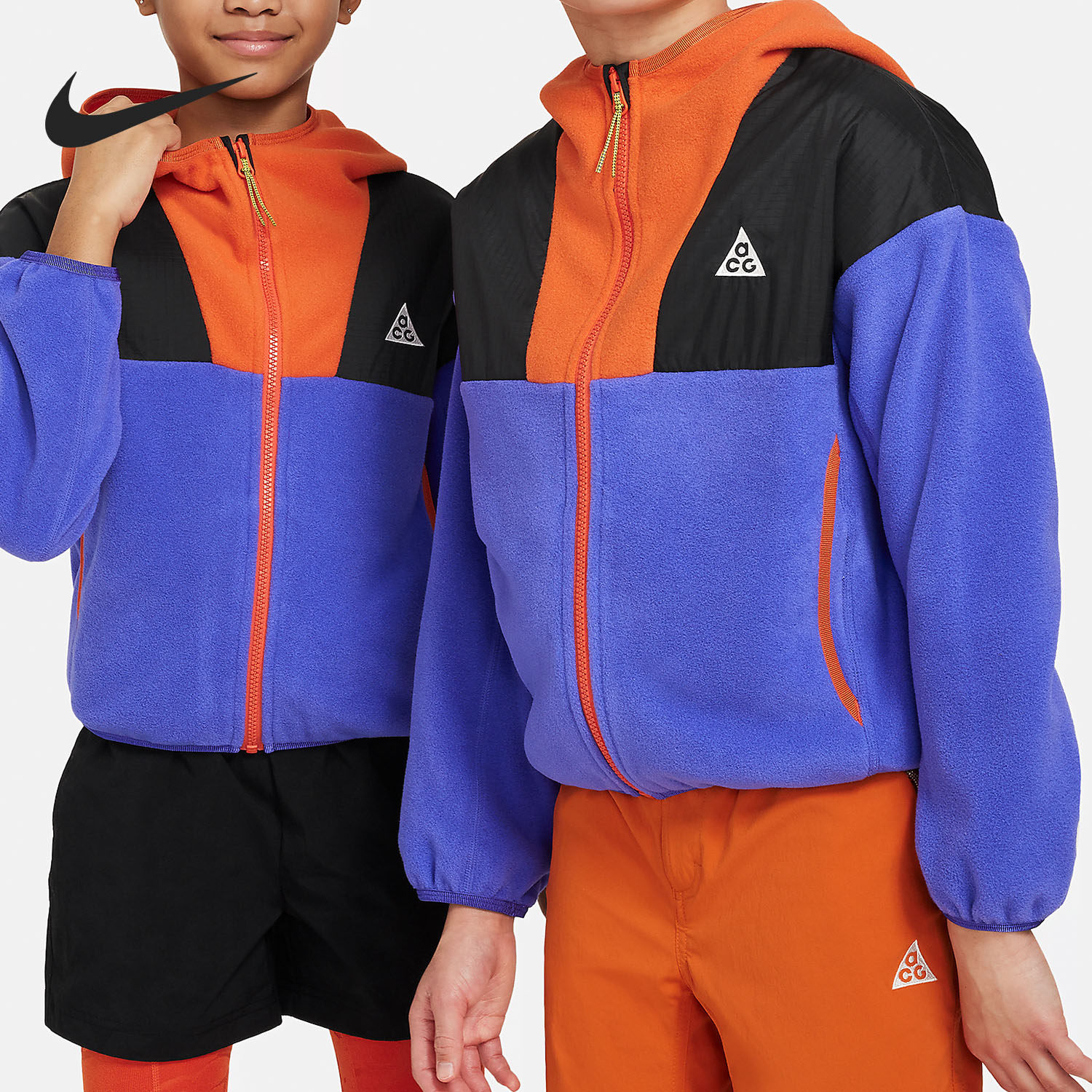 Nike/耐克正品ACG Wolf Tree大童摇粒绒拉链外套FD5955-510,童装/婴儿装/亲子装,普通外套,淘宝优惠券,粉丝福利购,淘宝优惠卷