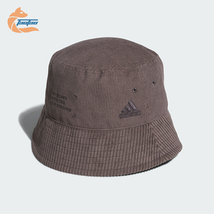 阿迪达斯正品 灯芯绒渔夫帽 SE男女时尚 IT2056 BUCKET Adidas