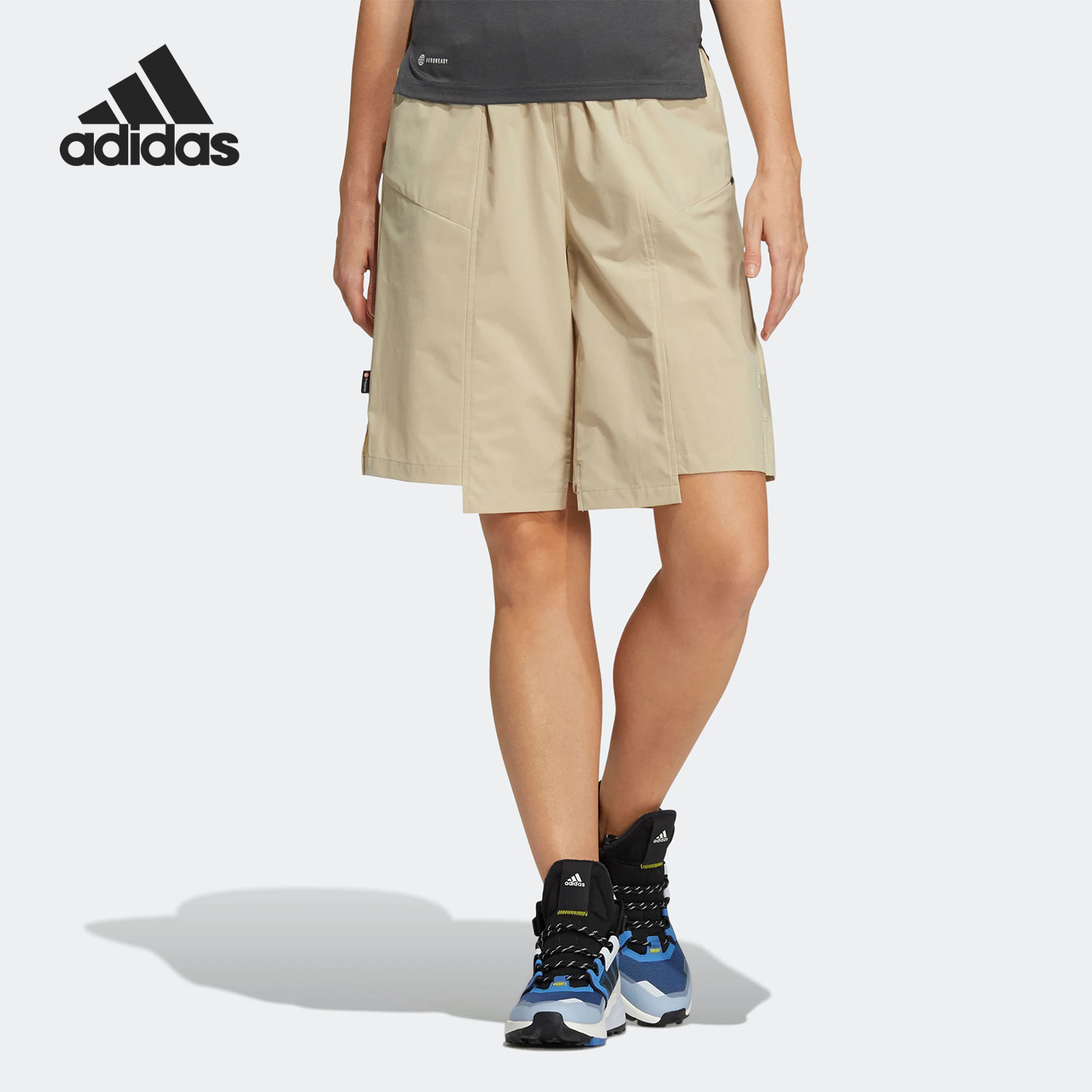 Adidas/阿迪达斯正品夏季新款透气休闲女子运动五分裤HE5216