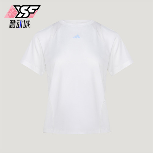 Adidas/阿迪达斯正品COLSENSETE新款女白色运动经典短袖T恤IA6099
