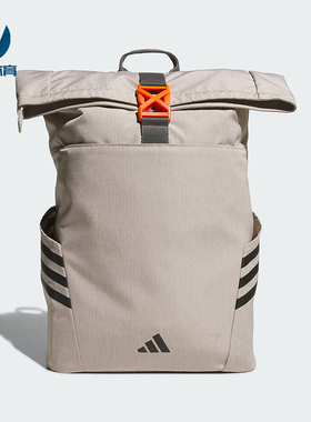 Adidas/阿迪达斯正品ROLLTOP男女大容量经典运动双肩背包KC0269