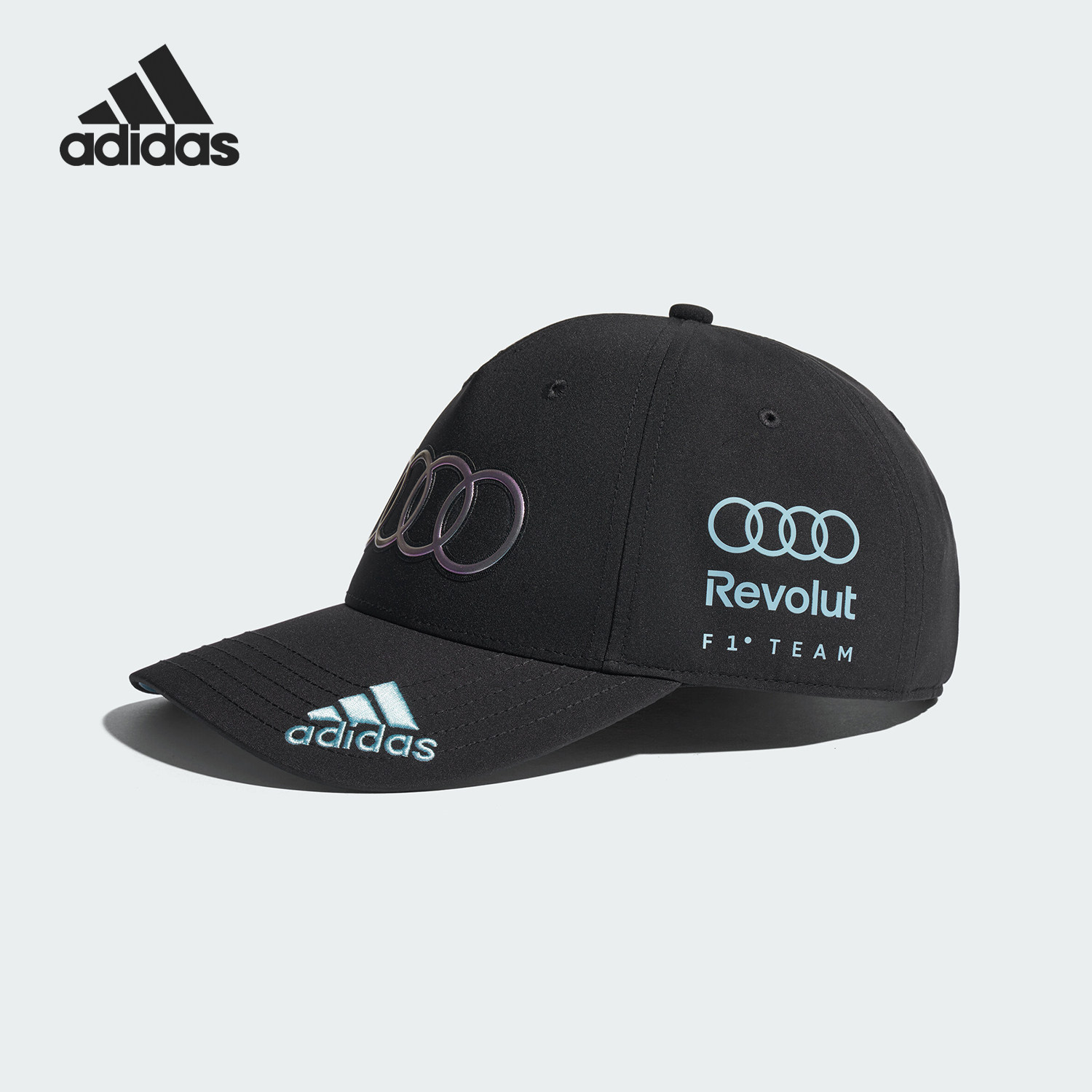 Adidas/阿迪达斯正品奥迪车队日常遮阳棒球帽子经典运动帽KF8465