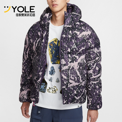 耐克男士复古运动棉服外套