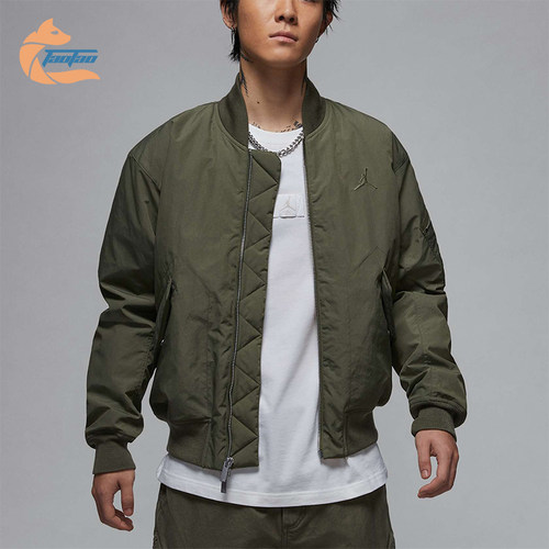 耐克男士复古拉链夹克外套