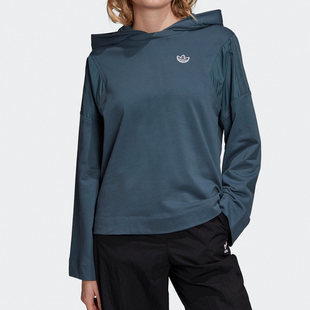 阿迪达斯正品 运动套头衫 三叶草 女子秋季 FU3856 HOODIE Adidas