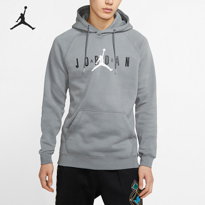 Nike/耐克正品JORDAN男士休闲连帽印花耐穿针织卫衣CT6293-084
