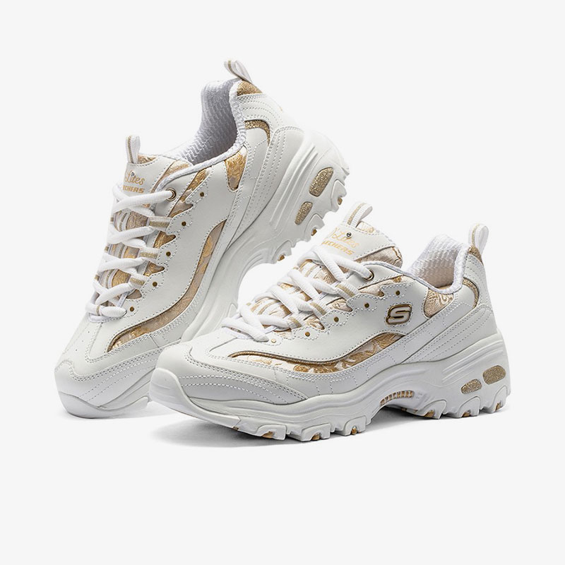 Skechers/斯凯奇正品 D'Lites 女子舒适低帮系带运动休闲鞋