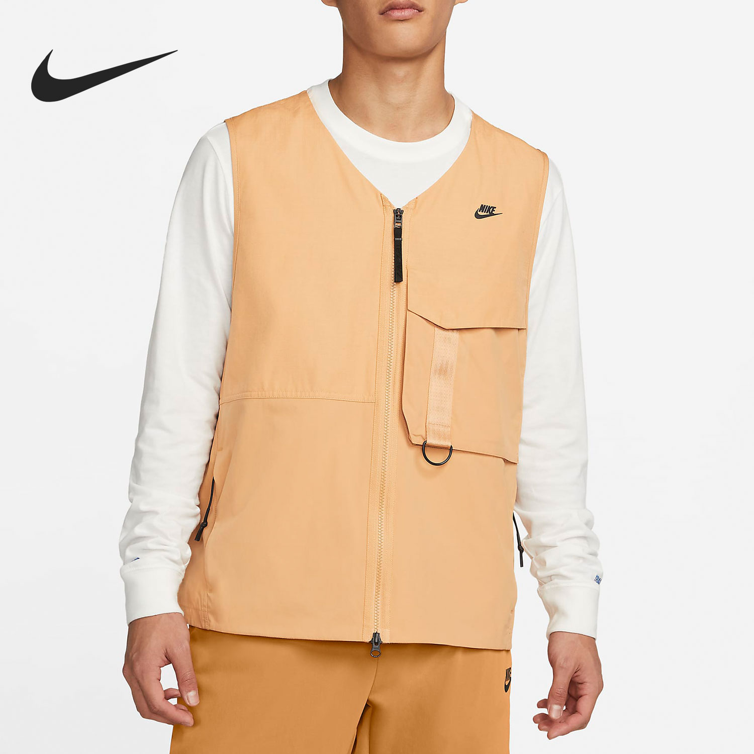 Nike/耐克正品当季新款男子运动工装梭织单马甲DM5535-737