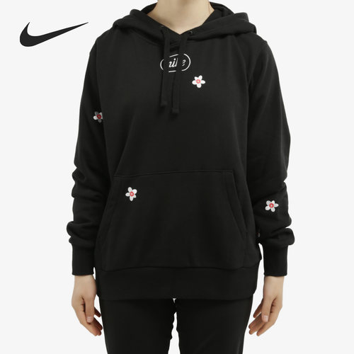 Nike/耐克正品当季新款女子运动休闲连帽套头衫卫衣CJ2167-010