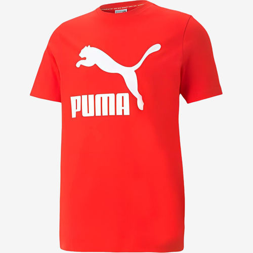 PUMA彪马正品男款圆领印花日常通勤潮流穿搭短袖T恤530088-11