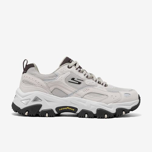 Skechers斯凯奇正品D'LITES Hiker男款低帮休闲跑步鞋237423-GYMT