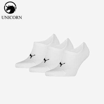 Puma/彪马正品2025年夏季男女针织经典透气船袜三双装938778-02