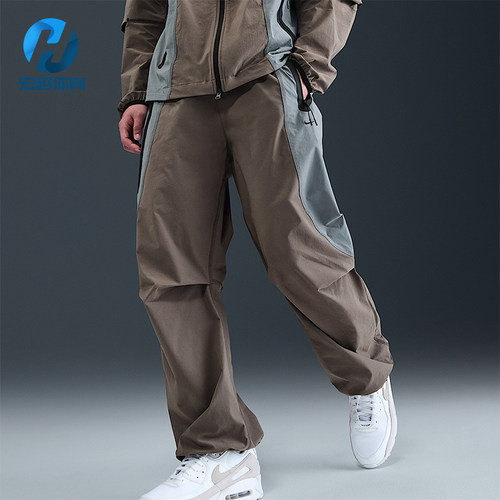 Nike/耐克正品Dri-FIT男士运动拼接梭织宽松机能长裤IH8467-289
