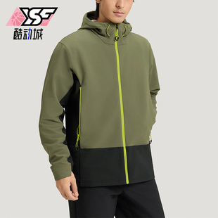 Adidas/阿迪达斯正品2026男士梭织户外保暖运动拒水外套KQ5550