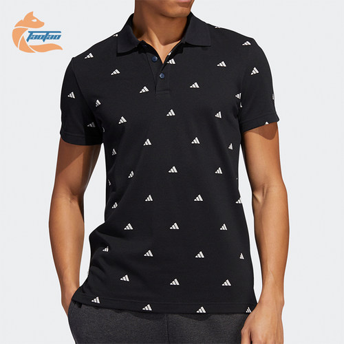 Adidas/阿迪达斯正品新款男士运动休闲经典印花短袖POLO衫FT2802