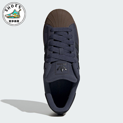 Adidas/阿迪达斯正品三叶草男女系带贝壳头耐磨低帮板鞋JQ3226