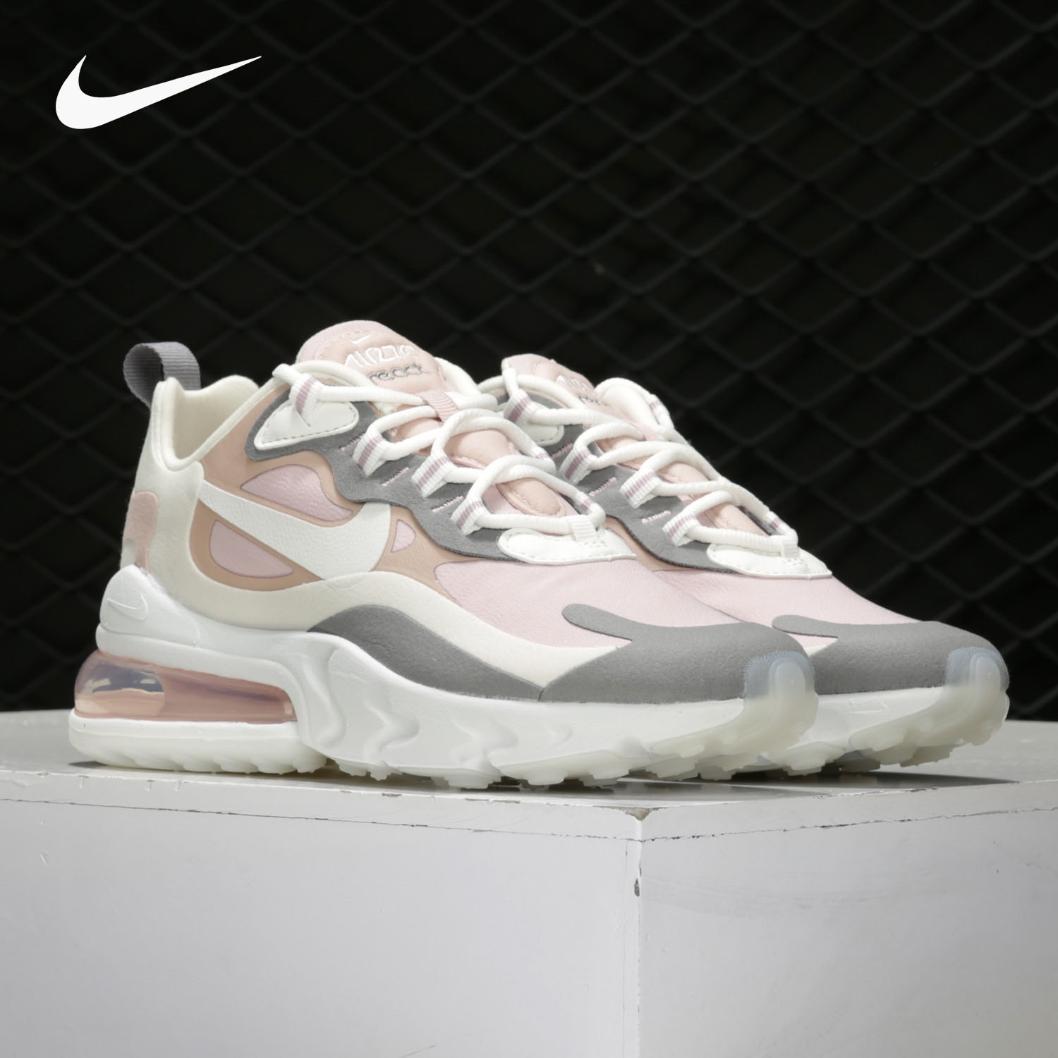 Nike/耐克正品 AIR MAX 270 REACT 女子回弹缓震气垫运动鞋CI3899