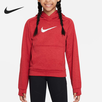 Nike/耐克正品新款大童连帽柔软宽松卫衣套头衫FD3893-687