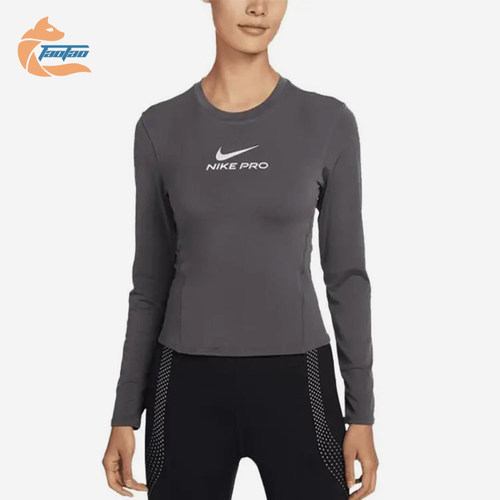 Nike/耐克正品NikePro长袖上衣新款女经典运动长袖T恤IQ0837-036