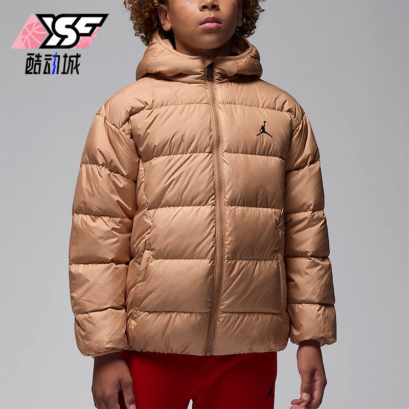 Nike/耐克正品JORDAN大童透气经典运动休闲保暖羽绒服IQ9986-200