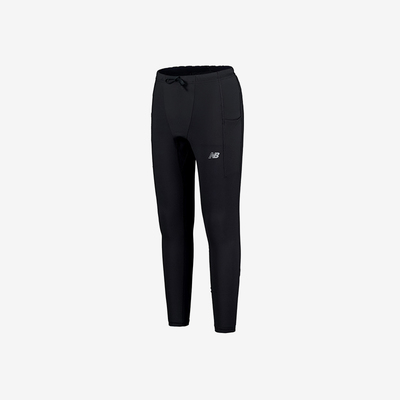 New Balance/NB正品新款男子舒适运动休闲系带紧身长裤MP43257-BK