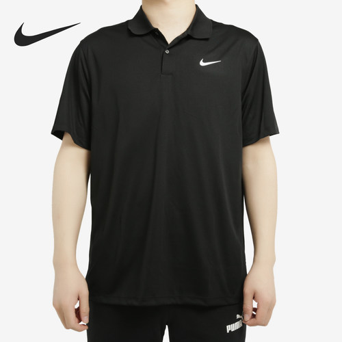 Nike/耐克正品新款男高尔夫纯色合身直筒Polo衫BV0355-010