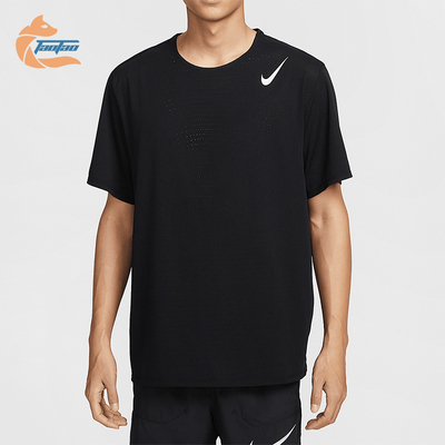 Nike/耐克正品AEROSWIFT DRI-FIT男士跑步短袖T恤HJ3378-010
