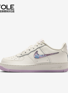Nike/耐克正品Air Force 1 GS女子大童透气耐磨运动鞋IQ9795-151