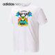 阿迪达斯正品 运动T恤 当季 圆领短袖 HC3828 男子休闲新款 Adidas