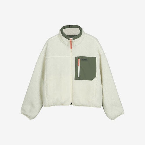 斯凯奇正品女子简约休闲棉服