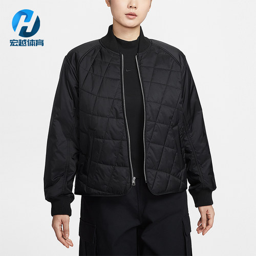 Nike/耐克正品2026春季款女士日常立领保暖休闲棉服IF0343-010