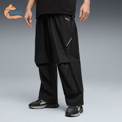 Puma/彪马正品TrackPants防风防水梭织男女经典休闲长裤636862-01