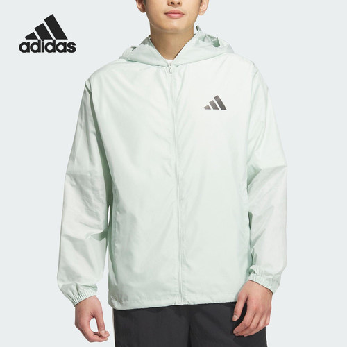 Adidas/阿迪达斯正品JACKET男女运动连帽防晒休闲经典夹克KA9291