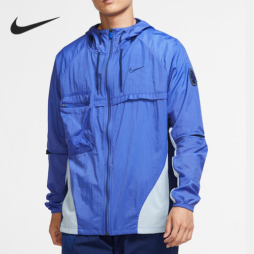 Nike/耐克正品秋冬新款男士轻薄跑步训练拼接外套CU5000-430