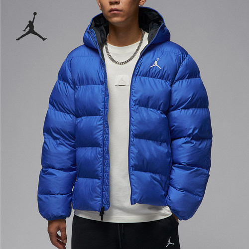 Nike/耐克正品JORDAN男士梭织休闲保暖面包棉服FV7318-480