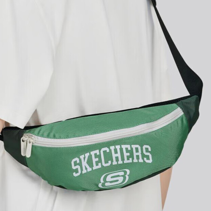 Skechers/斯凯奇正品2024新款男女运动时尚便捷户外健身腰包