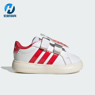 婴童日常低帮魔术贴休闲运动鞋 Adidas 款 春季 KJ8652 阿迪达斯正品