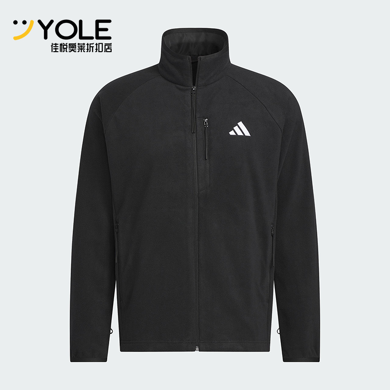 Adidas/阿迪达斯正品FLEECE JACKET男女休闲保暖日常外套KF5212