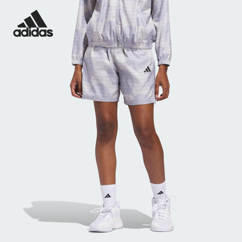 Adidas/阿迪达斯正品篮球系列女士运动经典透气训练短裤JC5916