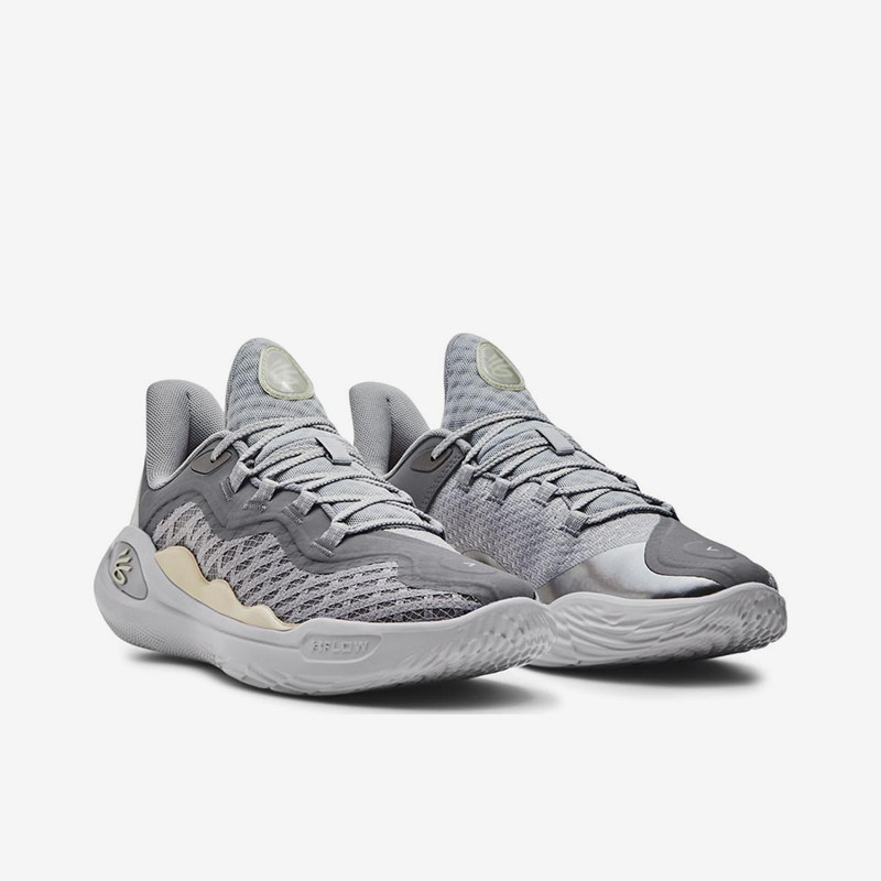 UA/安德玛正品新款男女同款低帮缓震训练户外篮球鞋3027723-101