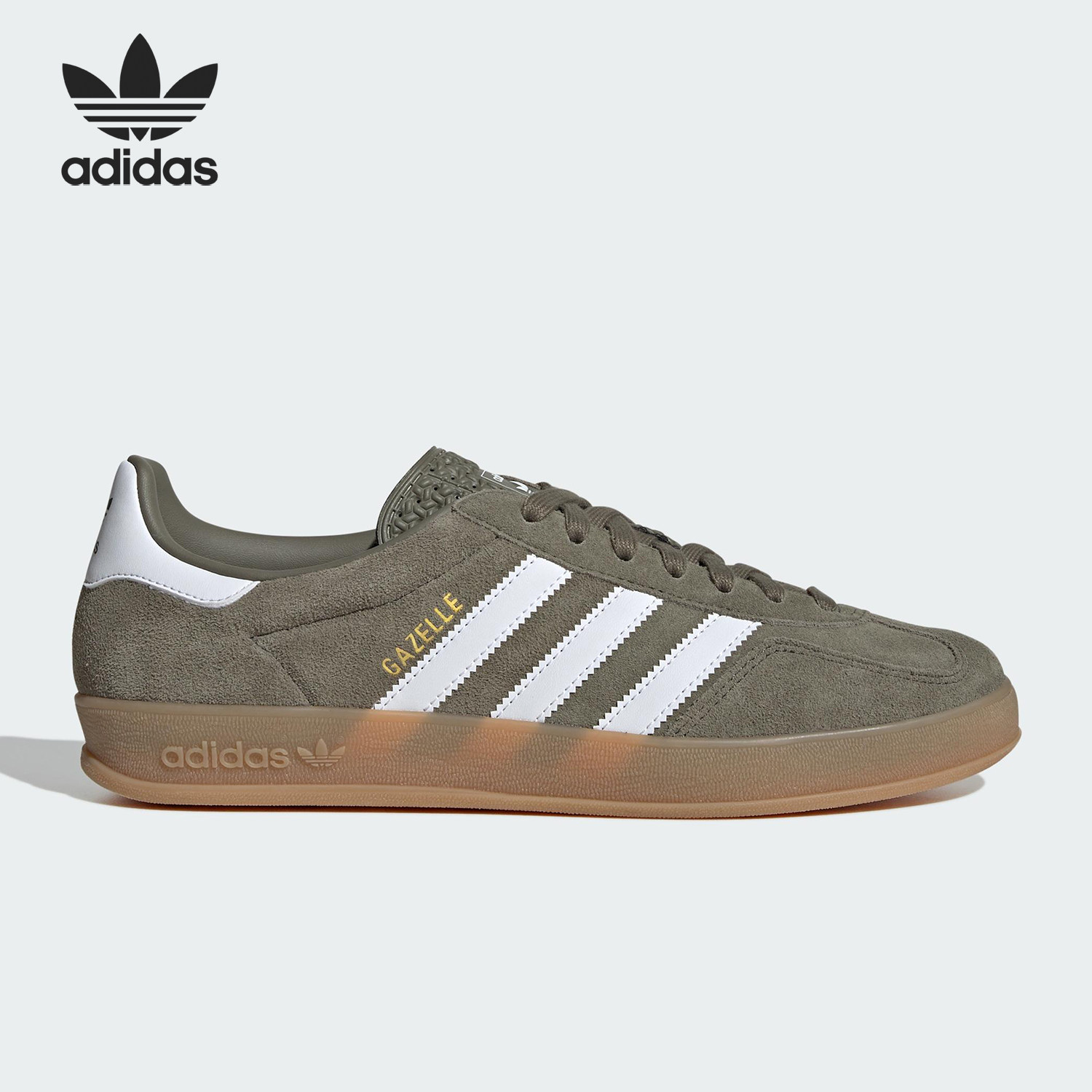 Adidas/阿迪达斯正品三叶草男女休闲低帮复古运动轻质板鞋JQ0174