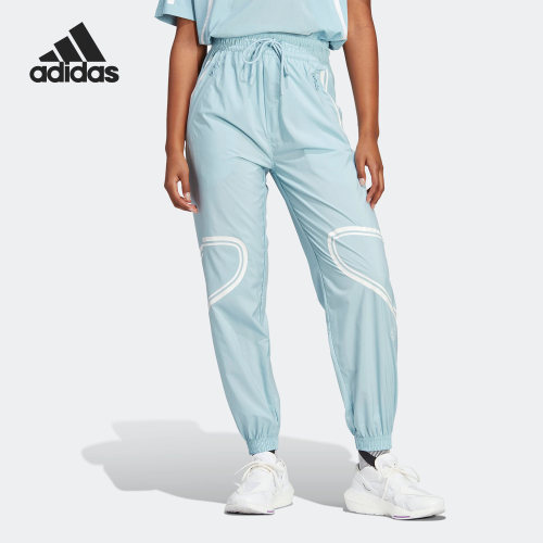 Adidas/阿迪达斯正品 SMC新款女子运动宽松束脚长裤HR6577