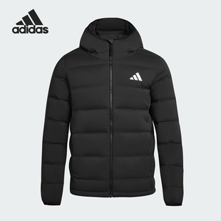 Adidas/阿迪达斯正品HELIONIC男士保暖连帽休闲运动羽绒服KH3993
