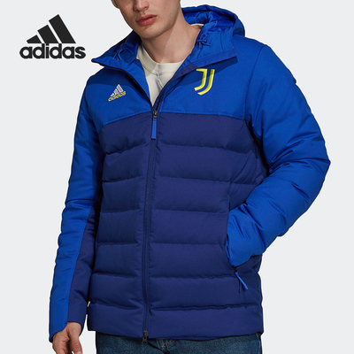 Adidas/阿迪达斯正品足球运动男子舒适保暖连帽羽绒服GR2903