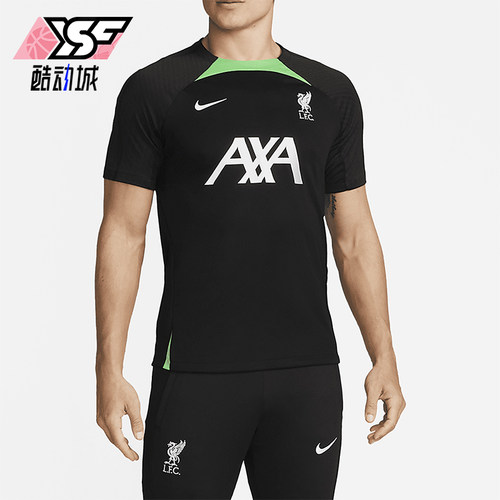 Nike/耐克正品Dri-FIT男士圆领运动足球训练套头短袖DX3020-014