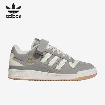 Adidas/阿迪达斯正品三叶草FORUM LOW男女魔术贴休闲鞋FZ6253