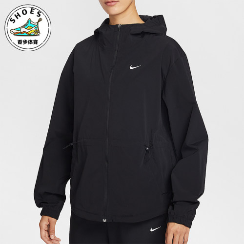 Nike/耐克正品春秋女士运动连帽简约宽松休闲夹克外套IF1167-010