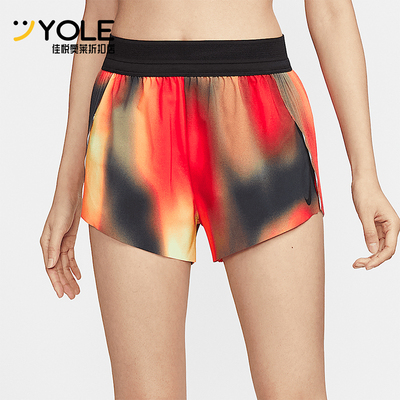 Nike/耐克正品AeroSwift女士跑步运动经典开衩设计短裤IB2237-736