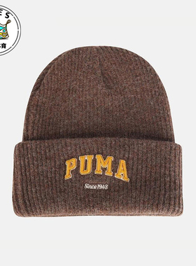 Puma/彪马正品2025年夏季男女运动保暖经典户外针织帽027233-02